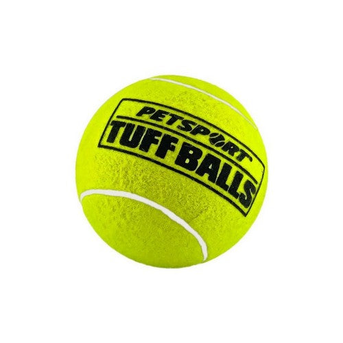 Petsport USA, Tuff Ball Dog toy Yellow, 2.5 Inches (Case Of 12)