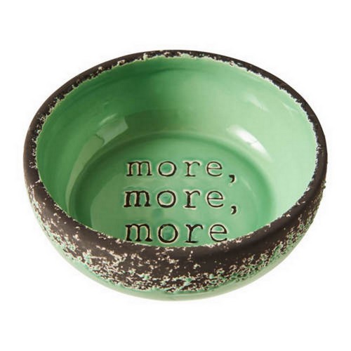 More More Dog Bowl Avocado 1 Count / 5 Inches by Spot