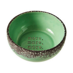 More More Dog Bowl Avocado 1 Count / 7 Inches by Spot