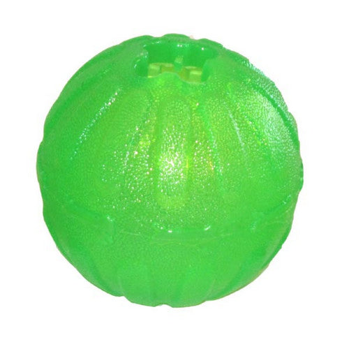 Starmark, Fun Ball Dog Toy Green, 1 Count (2.75 Inches / Medium)