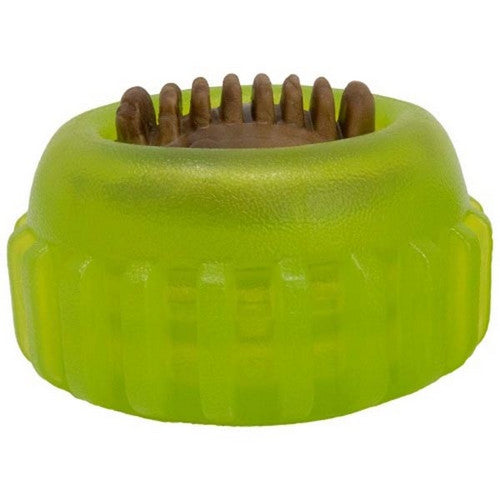 Starmark, Sprocket with Ridged Dog Treat Green, 1 Count / Large