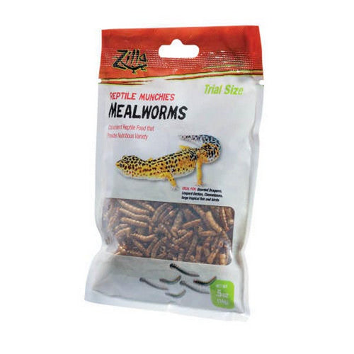 Aqueon, Reptile Munchies Mealworm, 1 Count / 0.5 Oz