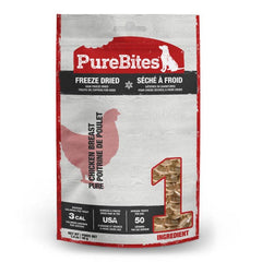 Chicken Breast Freeze Dried Dog Treats 1 Count (1.4 Oz) by PureBites