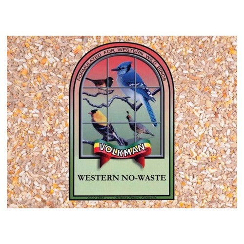Volkman Seed Company, Western No Waste Wild Bird Mixed Seed Food, 1 Count / 20 Lbs