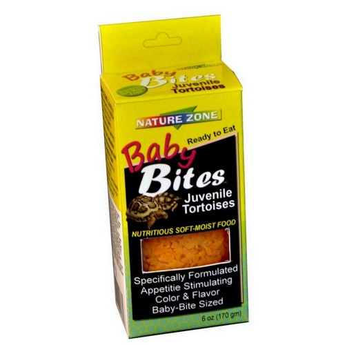 Nature Zone, Tortoise Baby Bites Gel Food, 1 Count / 6 Oz