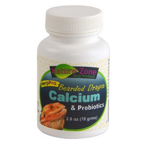 Nature Zone, Bearded Dragon Calcium and Probiotics Supplement, 1 Count (2.8 Oz)