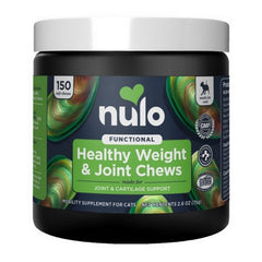 Functional Healthy Weight and Joint Supplement Chews for Cats 150 Count (2.6 Oz) by Nulo