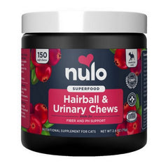 Superfood Hairball and Urinary Supplement Chews for Cats 150 Count (2.6 Oz) by Nulo