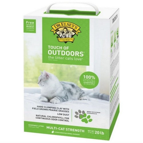 Precious Cat Manufacturing, Touch Of Outdoors Cat Litter, 20 Lbs