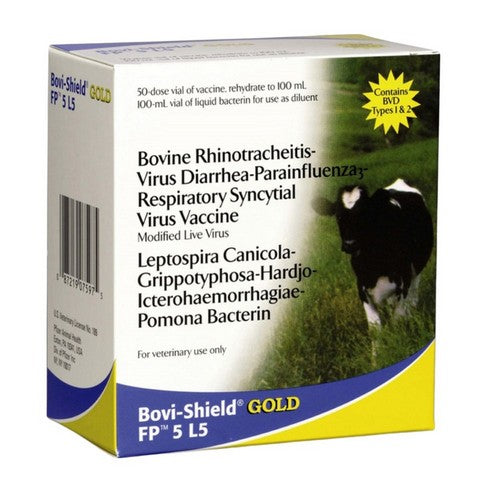 Zoetis, Vb Bovishield Gold FP 5 L5, 1 Count