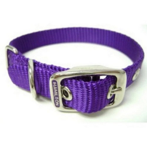 Collar Single Thick 5/8" 12" Purple 2 Count by Hamilton