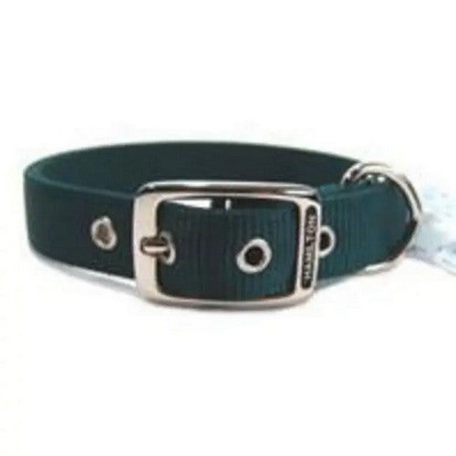 Collar Single Thick 5/8" 16" Dark Green 2 Count by Hamilton