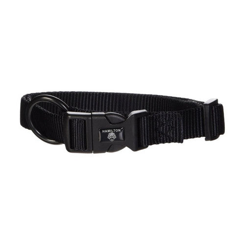 Collar Adjustable 3/4" 16-22 Med Black Fam 1 2 Count by Hamilton