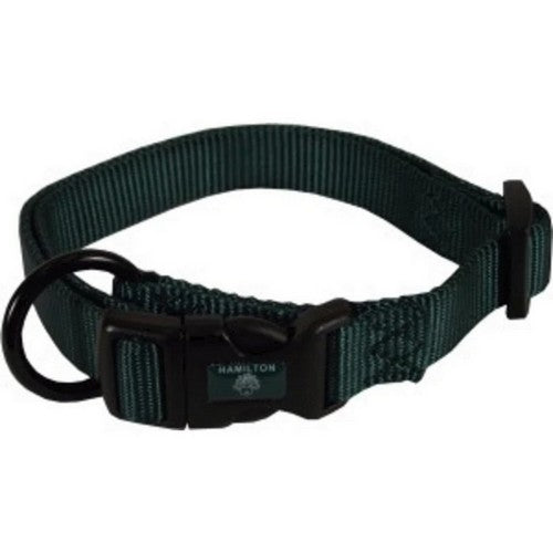 Collar Adjustable 3/4" 16-22 Med Dark Green 2 Count by Hamilton