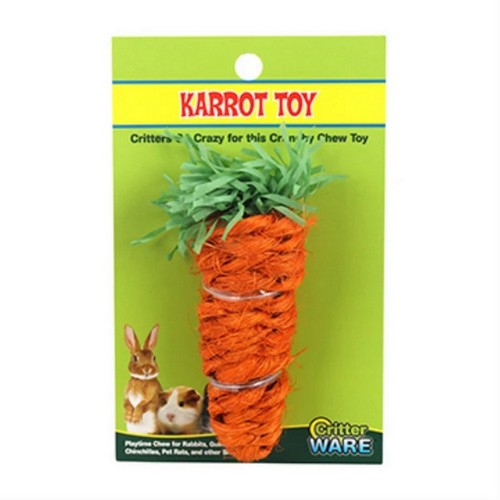 Ware Manufacturing, Sisal Carrot Toy Small, 3 Count