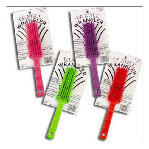 Tangle Wrangler Brush Neon Asstorted 1 Count by Tolco