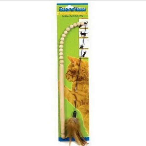 Ware Manufacturing, Bead-N-Tease Natural Wood Wand, 2 Count
