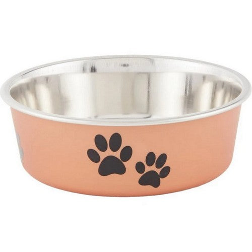 Loving Pets, Bowl Bella Metallic Copper Small, 1 Count