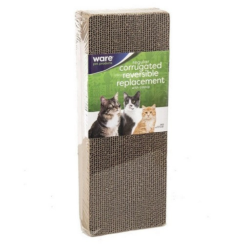 Ware Manufacturing, Corrugated Reversible Replacement Cat Furniture Scratcher, 1 Count