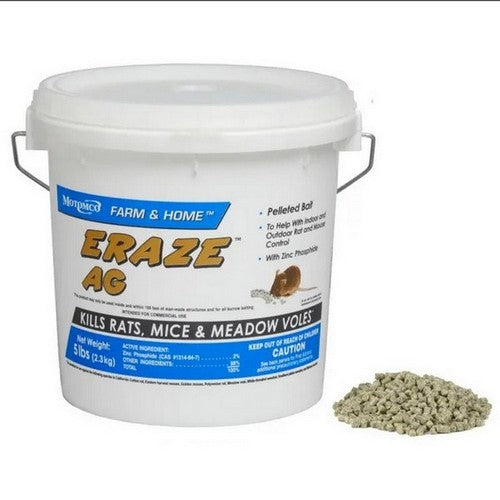 Motomco Ltd, Eraze Ag Loose Pellet, 5 Lbs