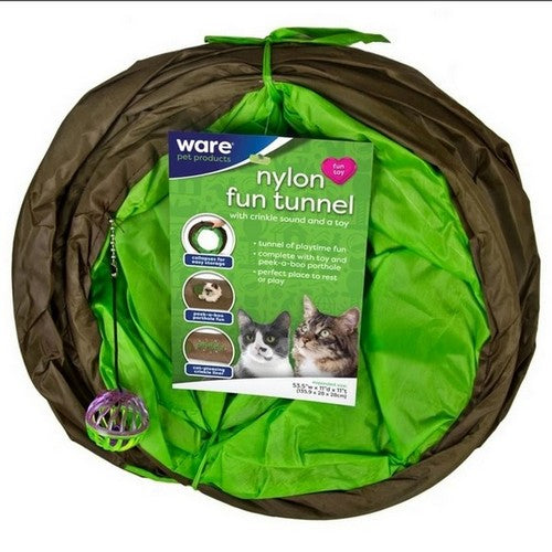 Ware Manufacturing, Nylon Fun Tunnel For Cats, 1 Count