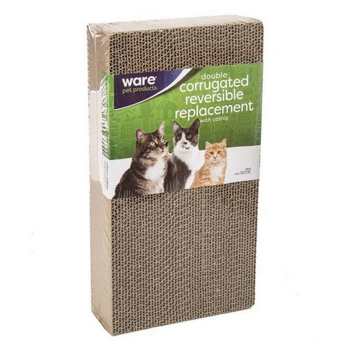 Ware Manufacturing, Corrugated Replacement Scratcher Pads Double Wide, 1 Count