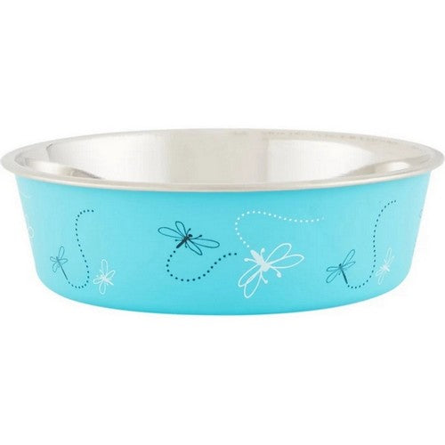 Loving Pets, Bowl Bella Dragonfly Turq Medium, 1 Count