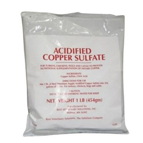 Best Veterinary Solutions, Acidified Copper Sulfate, 1 Lb