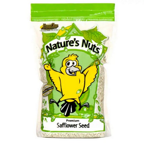 Natures Safflower Seed 4 Lbs by Chuckanut/nature's Nuts