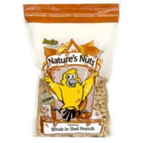 Chuckanut/nature's Nuts, Natures Peanut In Shell Wild Bird Food, 25 Lbs