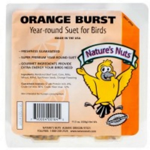 Chuckanut/nature's Nuts, Natures Suet Orange Burst, 11.5 Oz (12 Count)