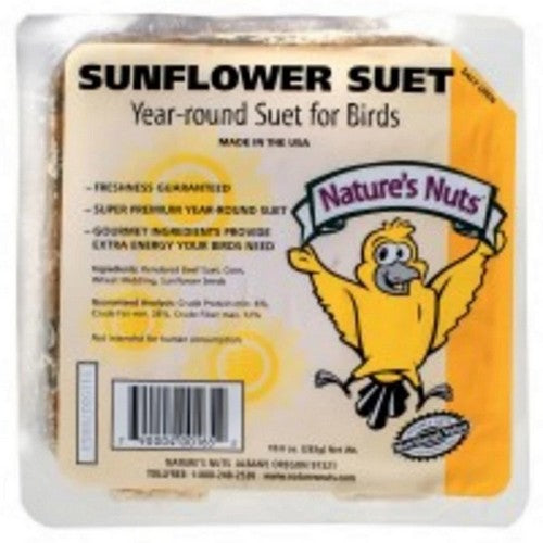Natures Suet Sunflower 11.5 Oz (12 Count) by Chuckanut/nature's Nuts