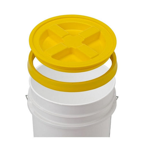 Gamma Plastics, Seal Lid Yellow Gamma, 1 Count