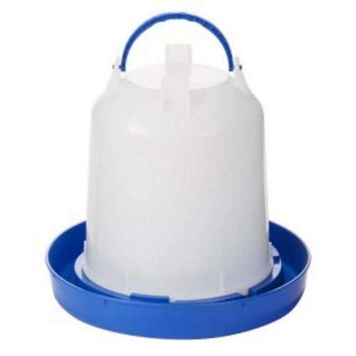 Miller Manufacturing Co, Double Tuf Poultry Waterer Plastic Blue, 2.5 Gallons