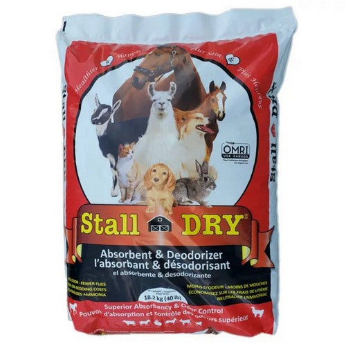 Absorbent, Stall Dry Bags, 40 Lbs