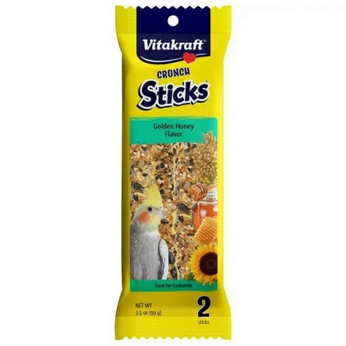 Vitakraft Pet Products, Tiel Crunch Sticks Golden Honey, 2 Count