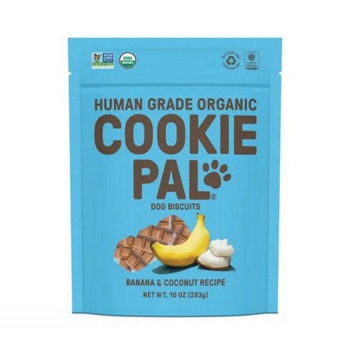 Cookie Pal, Organic Biscuits Banana Coconut, 10 Oz