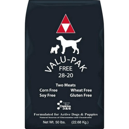 Valupak, Dog Food Free Black, 50 Lbs