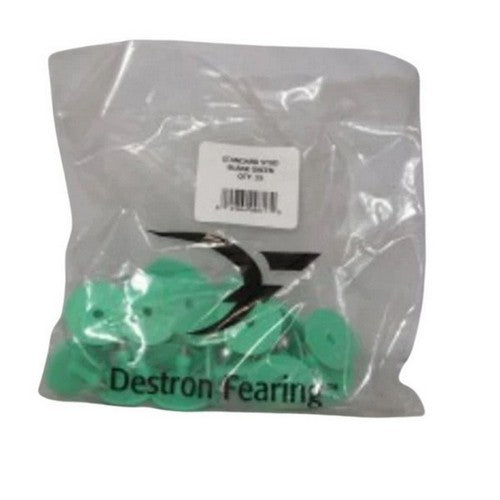 Digital Angel Corp (fearing), Male Button Green Blank, Bag Of 25