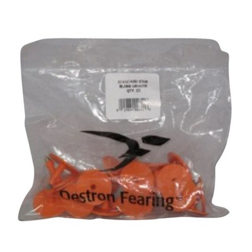 Digital Angel Corp (fearing), Male Button Orange Blank, Bag Of 25