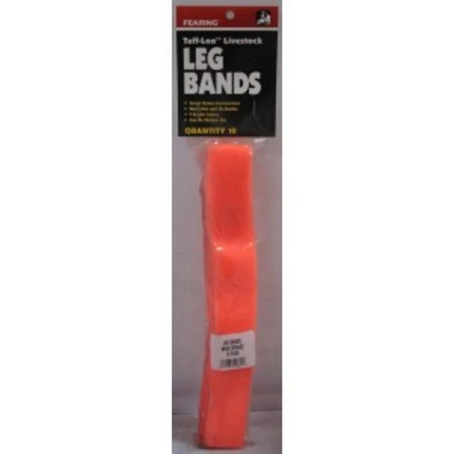 Digital Angel Corp (fearing), Leg Band Cattle Neon Orange, Bag Of 10
