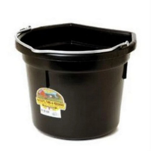 Miller Manufacturing Co, Little Giant Plastic Flat Back Black, 1 Count