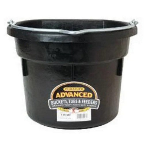 Miller Manufacturing Co, Duraflex Flat Back Rubber Bucket, 1 Count