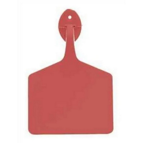 Allflex, Feedlot Tag Red Blank, Bag Of 50