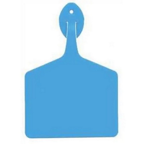 Allflex, Feedlot Tag Light Blue Blank, Bag Of 50