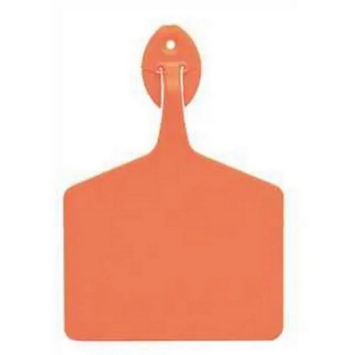 Allflex, Feedlot Tag Dark Orange Blank, Bag Of 50