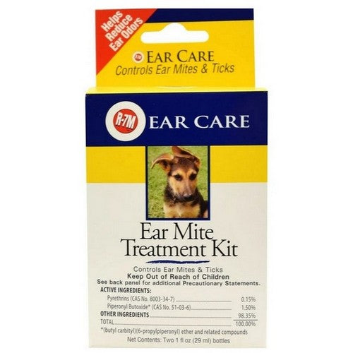 R-7 Ear Mite Treatment Kit 1 Oz by Miraclecare