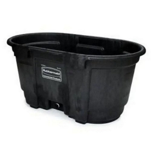 Stock Tank Black 100 Gallons by Rubbermaid