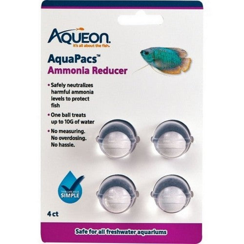 Aqueon AquaPacs Ammonia Reducer 10 Gallons / 4 Count by Aqueon