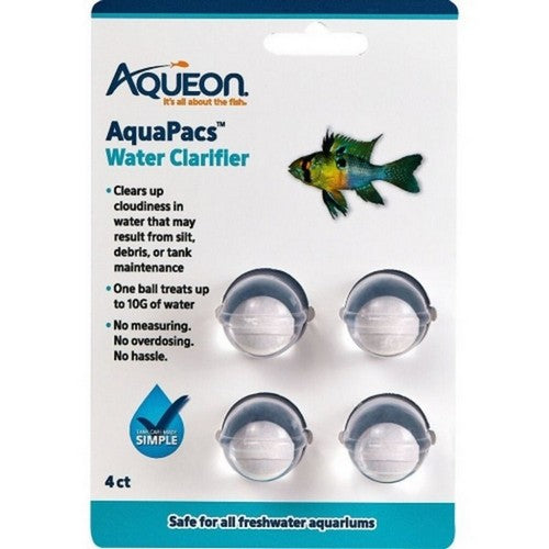 Aqueon AquaPacs Water Clarifier 10 Gallons / 4 Count by Aqueon